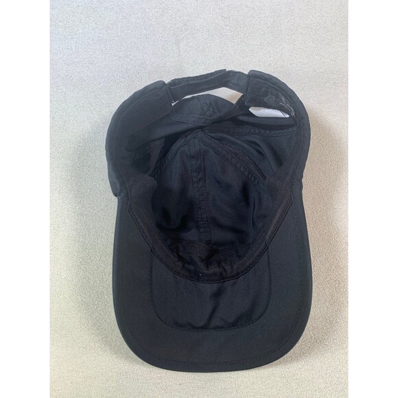 Nike Aerobill Featherlight Ci2662 Dri-fit Black Unisex Running Cap Hat running - Picture 7 of 9